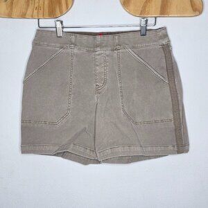 Spanx Stretch Twill Shorts Women's Size Medium M Pull On